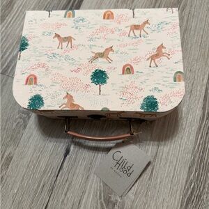 Maileg whimsical unicorn storage suitcase